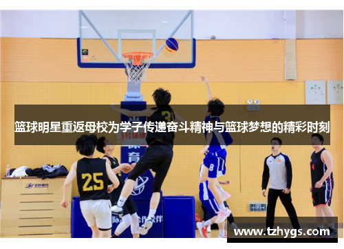 篮球明星重返母校为学子传递奋斗精神与篮球梦想的精彩时刻